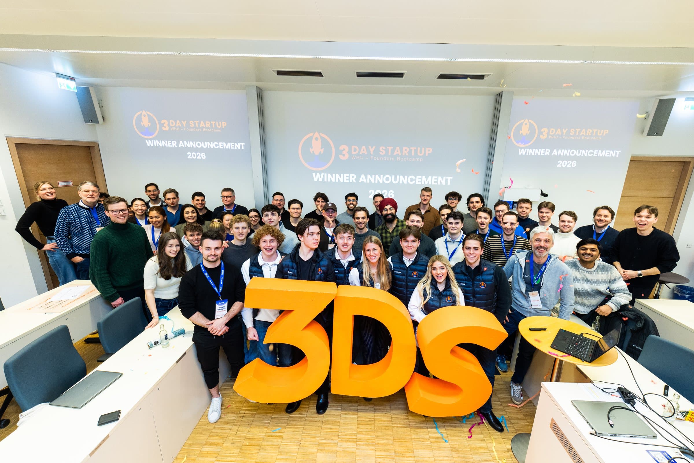 The 2026 cohort at 3 Day Startup, WHU Vallendar